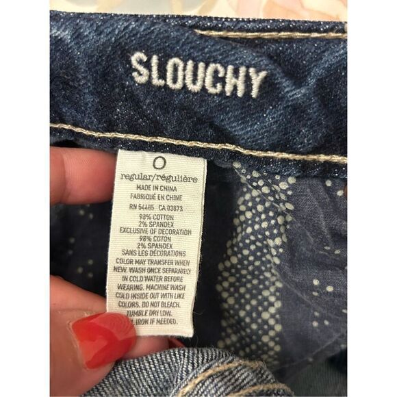 American Eagle Slouchy Jeans distressed oversized 0 regular - Picture 5 of 8